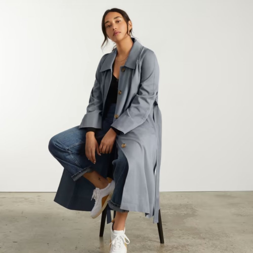 Everlane Trench - Smoke